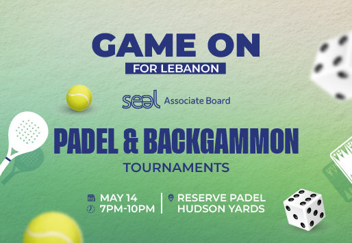 GAME ON FOR LEBANON - PADEL & BACKGAMMON TOURNAMENT