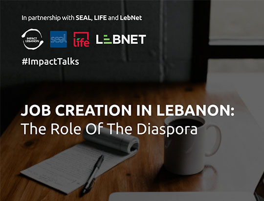 Live Webinar: Job Creation in Lebanon - The role of the Diaspora 