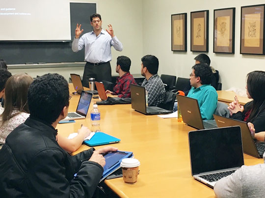 Workshops on career possibilities