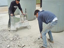 Reconstruction of a milk collection facility