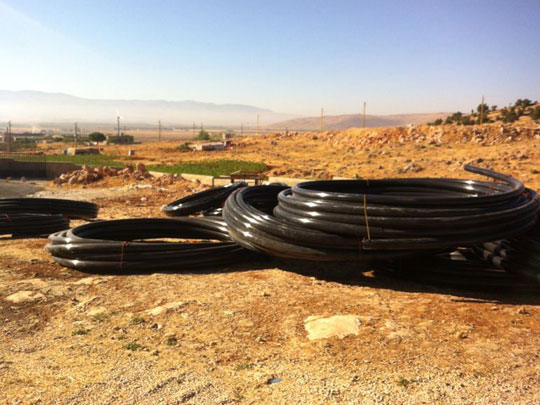 Install additional 2,000m of Water Pipes in Deir Al Ahmar