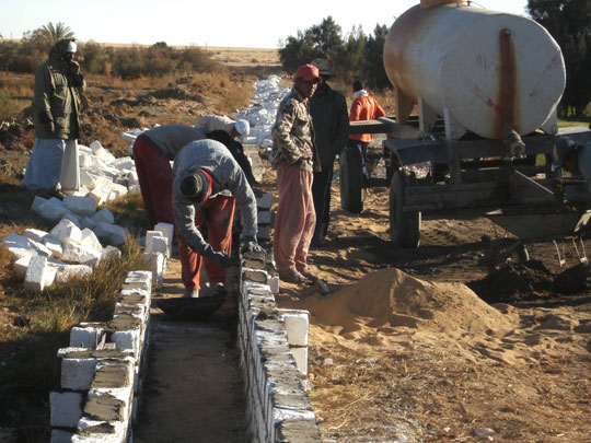 Fix 1,000m of Cement Canals