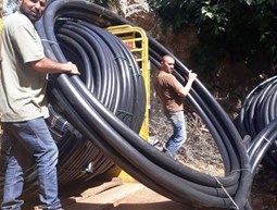 Water pipes in Fradis