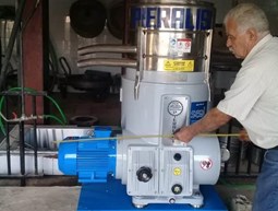 Olive oil separator in Deir Mimas