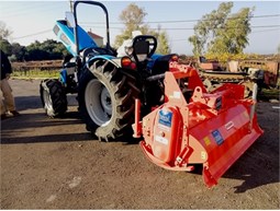 Tractor for olive farming in Lebaa