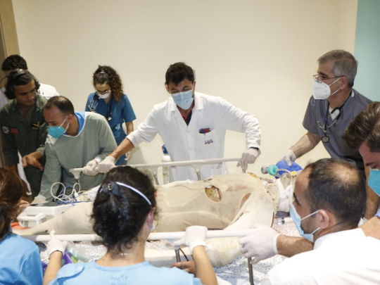Akkar Explosion Burn Victims 