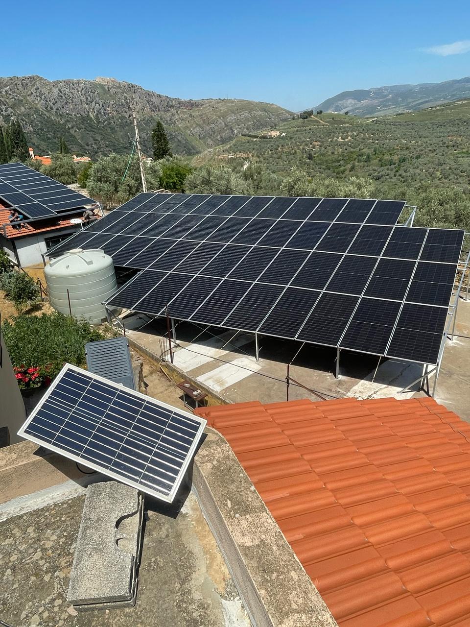 Solar Installation for Olive Oil Production